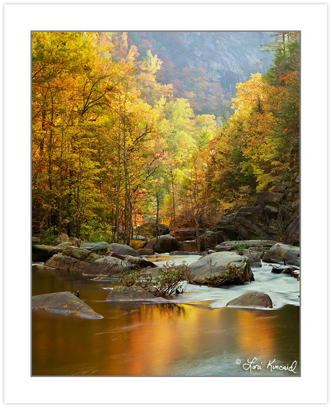 AL0167: Early Morning on the Tallulah River, Tallulah Gorge State Park. Rabun County, Georgia, Autumn(Multiple values)