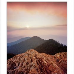 SL0223: Sunset from Cliff Top, Mt. Le Conte, Great Smoky Mountai