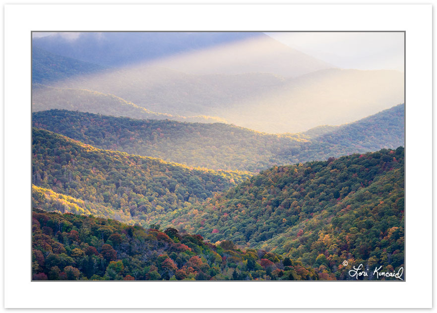 AD0433: Crepuscular rays over the Blue Ridge Mountains, Blue Rid