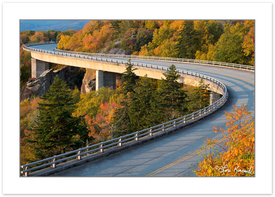AD0720: Linn Cove Viaduct, Blue Ridge Parkway, NC, Autumn