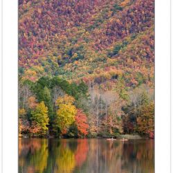 AD0201: Kayakers on Boundary Lake, Cherokee National Forest, Ten