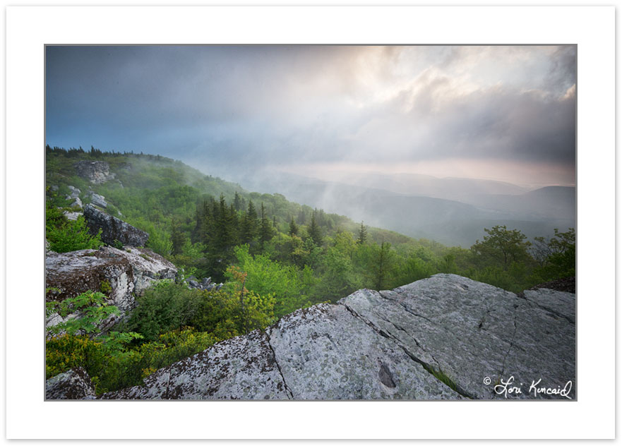 SD0924: Clearing storm at the edge of Bear Rocks Preserve, WV, S